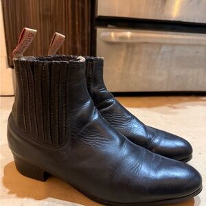 Artillero Men's Black Leather Boots